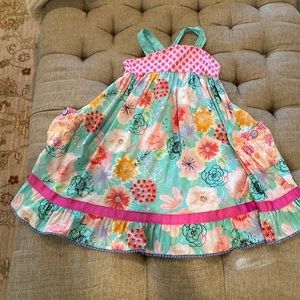 Matilda Jane sundress size 8. Pastel colors
